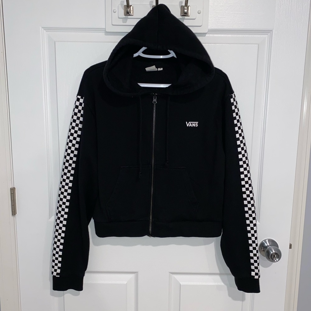 Vans Zip Up Hoodie Crop